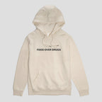 FOOD OVER DRUGS Organic Sweatshirt Hoodie
