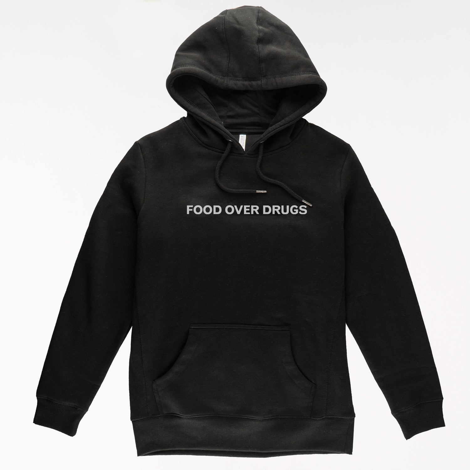 FOOD OVER DRUGS Organic Sweatshirt Hoodie
